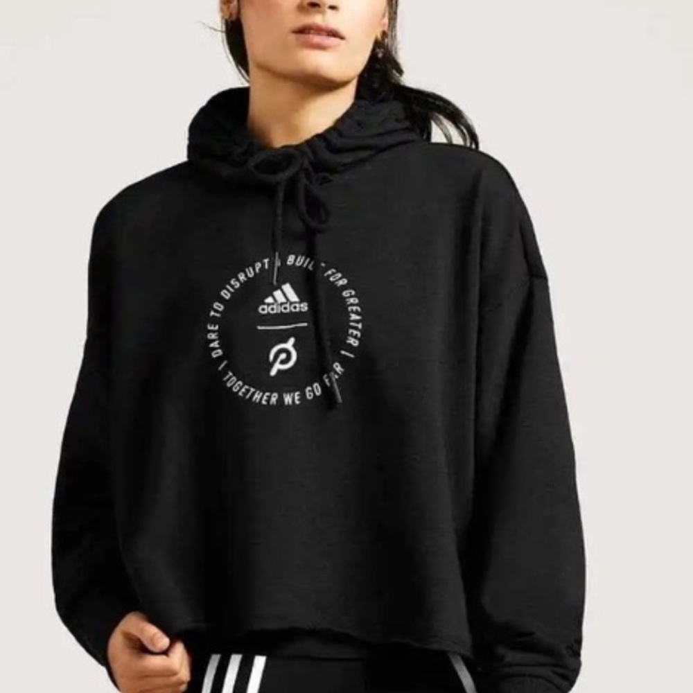 Adidas Peloton cropped hoodie